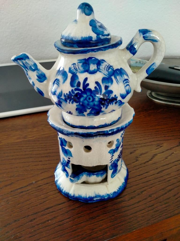 Oude thee/warmhout set, Ophalen of Verzenden