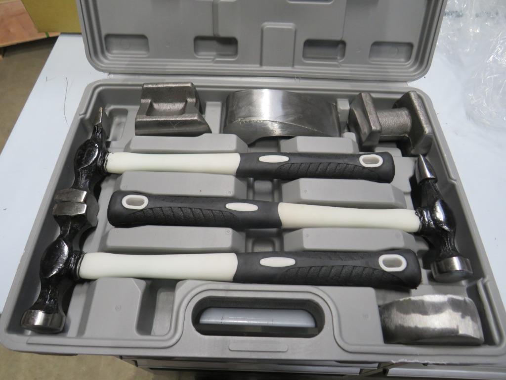 Uitdeukset voor plaatwerk 7 delig in koffer nieuw, Ophalen of Verzenden, Nieuw