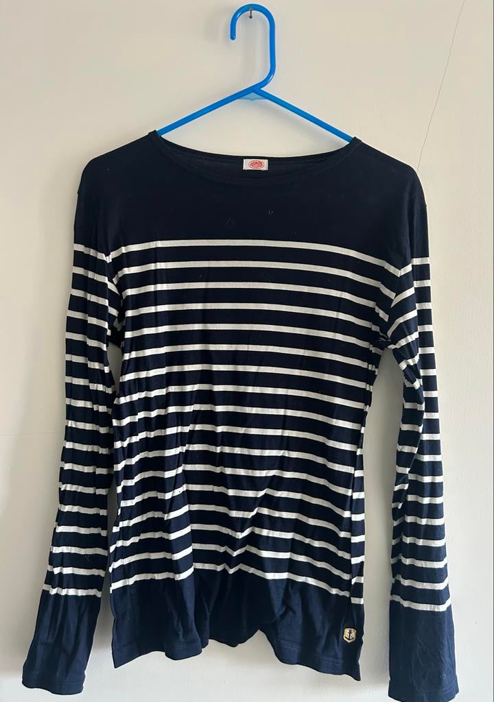 Armor Lux longsleeve shirt Bretonse streep mt S | armorlux, Kleding | Dames, Ophalen of Verzenden, Zo goed als nieuw, Maat 36 (S)