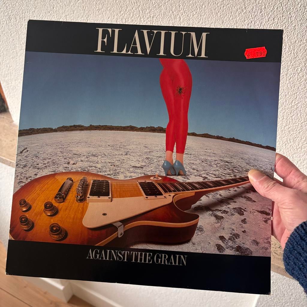 Flavium - Against The Grain (LP) 1982 - Nederblues/rock, Cd's en Dvd's, Vinyl | Rock, Ophalen of Verzenden, Gebruikt, 12 inch