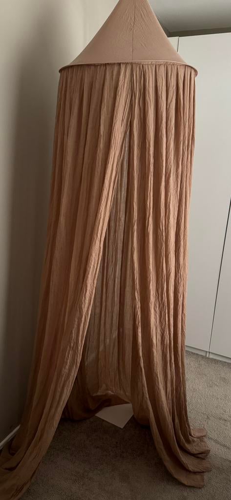 Caramel klamboe met Standaardhouder, Ophalen of Verzenden, Zo goed als nieuw, Klamboe