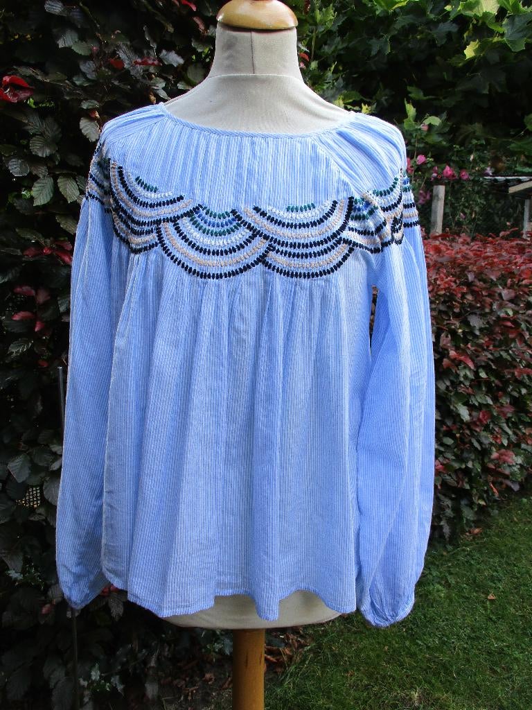 Ba&sh, size 2, Maat 38/40 (M), Blauw, Ophalen of Verzenden, Zo goed als nieuw