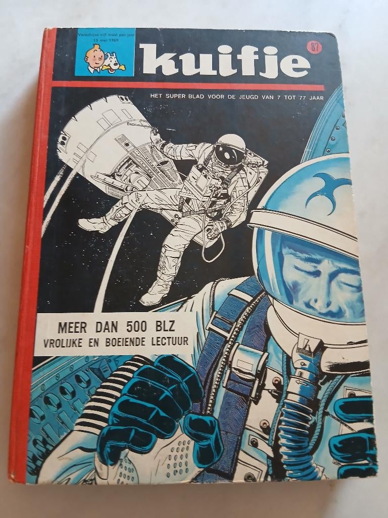 Kuifje Vlaamse weekblad bundel nr 87HC ,1967/68 mooie staat!, Eén stripboek, Ophalen of Verzenden, Zo goed als nieuw