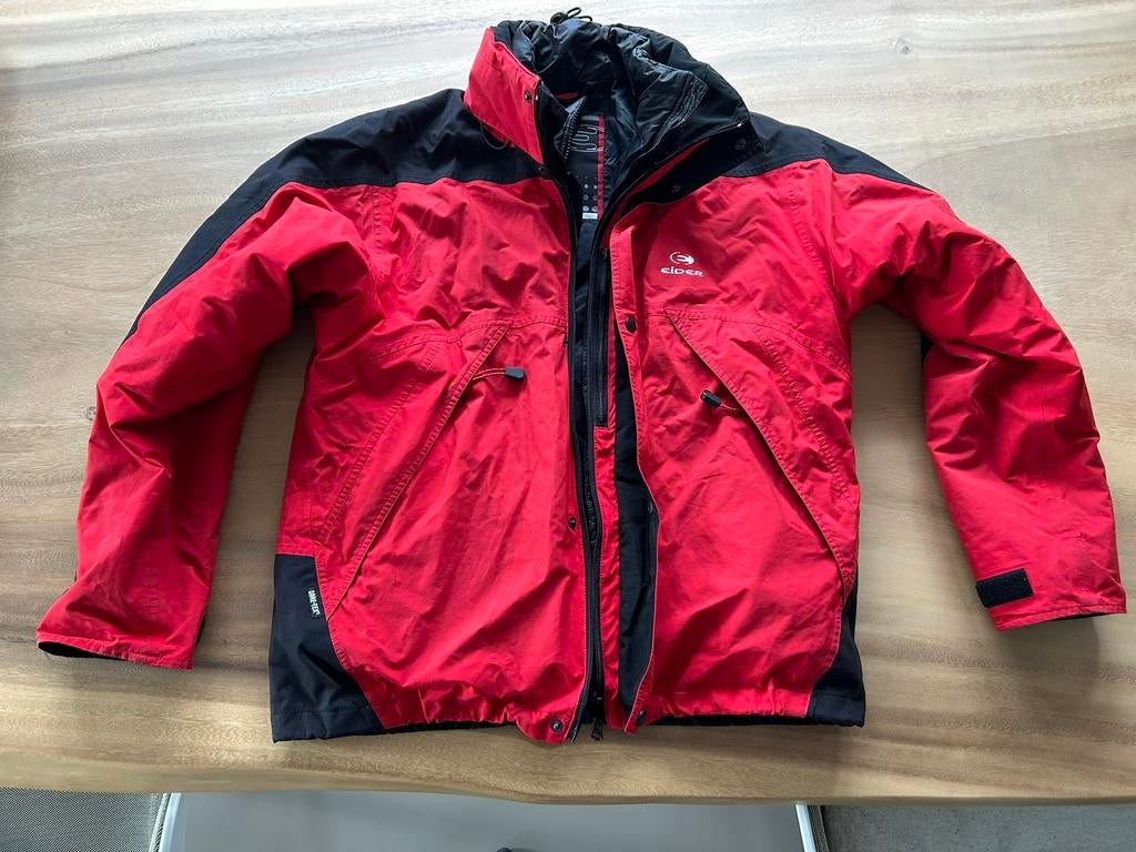 Eider skijas (goretex) met uitritsbare binnenjas M, Kleding | Heren, Wintersportkleding, Gedragen, Jack, Maat 48/50 (M), Ophalen of Verzenden