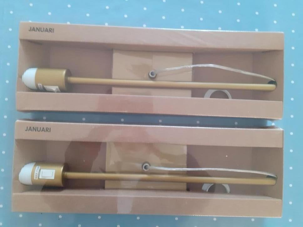 Nieuwe set TAFELLAMPEN 2 stuks ikea, Huis en Inrichting, Ophalen of Verzenden, Nieuw, 75 cm of meer