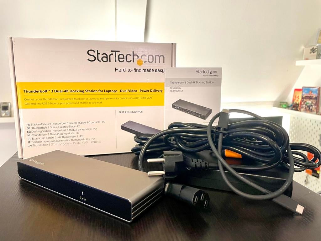 Startech Thunderbolt 3 Dual 4K Docking Station, Computers en Software, Dockingstations, Ophalen of Verzenden, Zo goed als nieuw