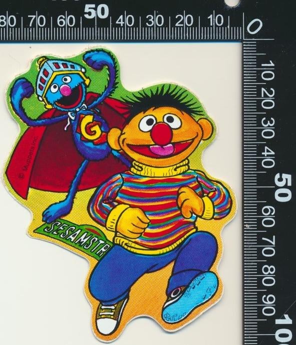 Sticker: Sesamstraat (1), Verzamelen, Stickers, Zo goed als nieuw, Film, Tv of Omroep, Ophalen of Verzenden