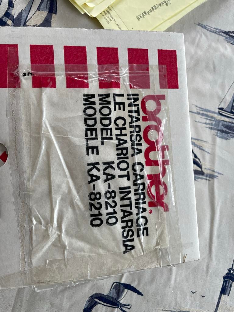 Brother Intarsiaslede model KA-8210 voor breimachines, Ophalen of Verzenden, Nieuw, Toebehoren, Brother