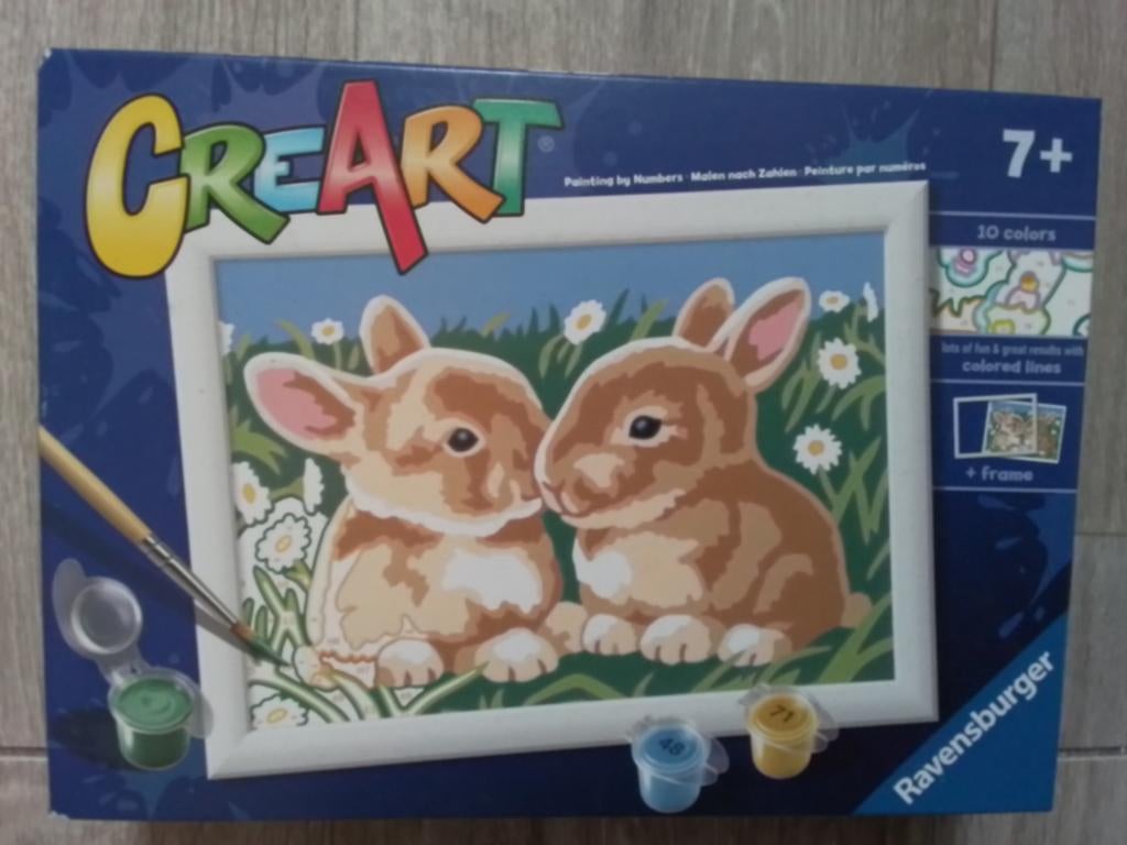 Nieuw kleuren op nummer konijntjes, Ophalen of Verzenden, Nieuw