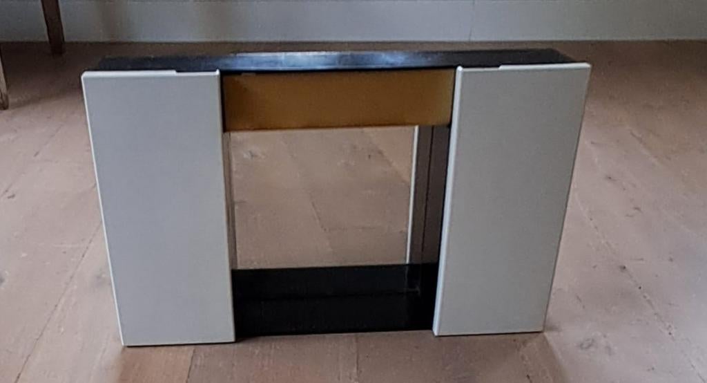 Toiletkast badkamerkast bakeliet, (Half)hoge kast, Minder dan 50 cm, Ophalen of Verzenden, Minder dan 100 cm