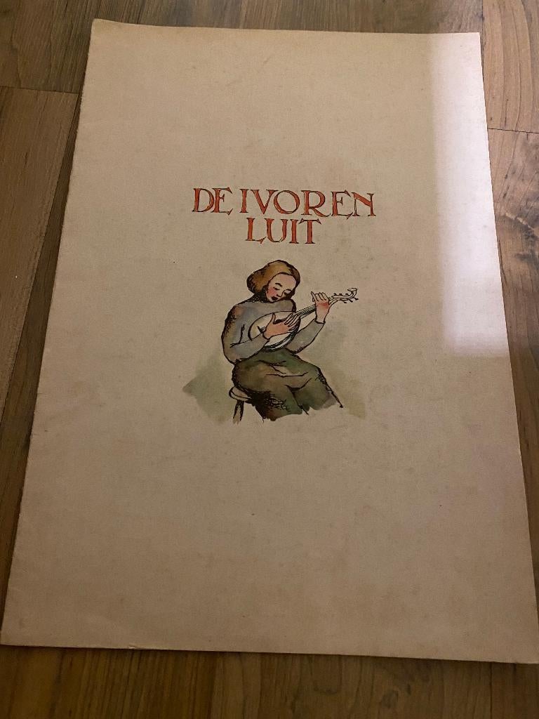 Leuk oud muziekboekje voor Kerstmis uit 1938 De Ivoren Luit., Muziek en Instrumenten, Ophalen, Overige genres, Overige instrumenten