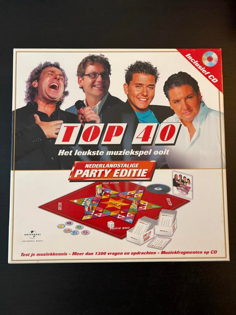 Top 40: Het leukste muziekspel ooit - Party Editie, Hobby en Vrije tijd, Gezelschapsspellen | Bordspellen, Vijf spelers of meer