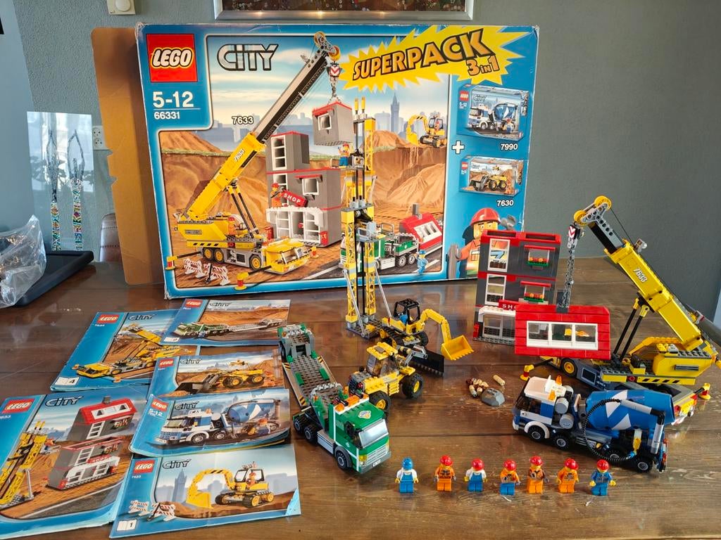 Zeldzame Lego City Superpack 66331 (3-in-1 set), Kinderen en Baby's, Speelgoed | Duplo en Lego, Ophalen of Verzenden, Zo goed als nieuw