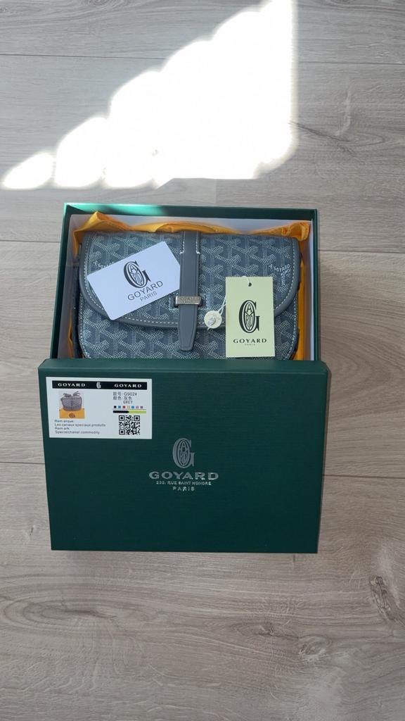 Goyard Bag Grijs, Ophalen of Verzenden, Nieuw, Grijs, Leer