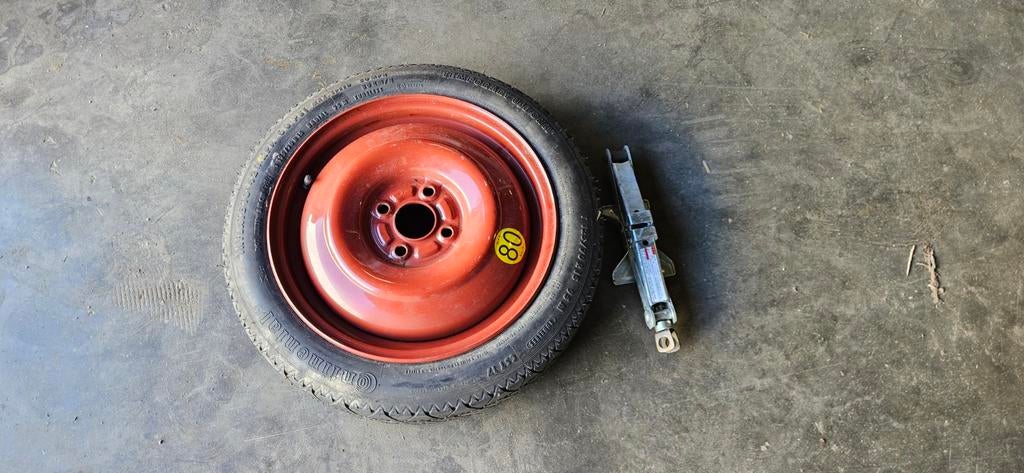 15" Reservewiel 4x100, Ophalen