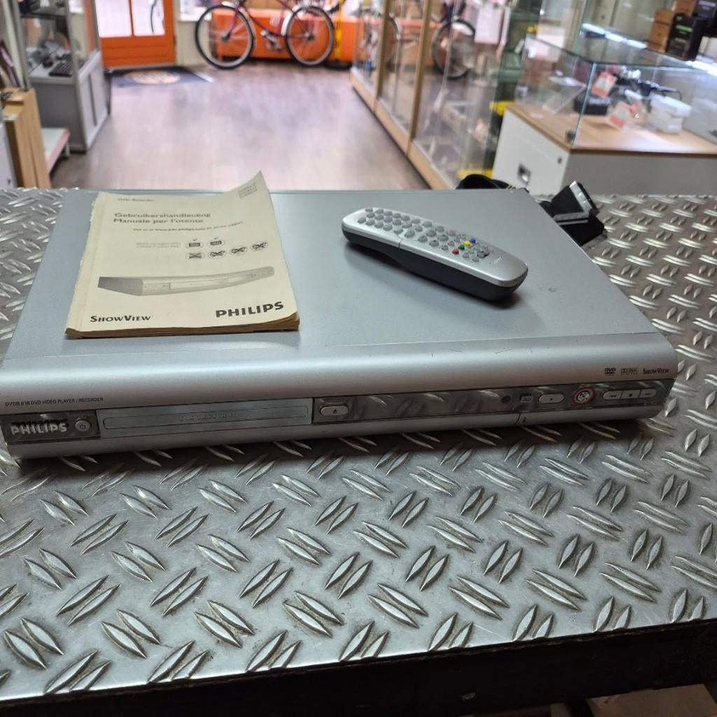 Philips DVDR 616 DVD Recorder Getest en garantie, Audio, Tv en Foto, Dvd-spelers, Philips, Gebruikt, Dvd-recorder, Ophalen of Verzenden