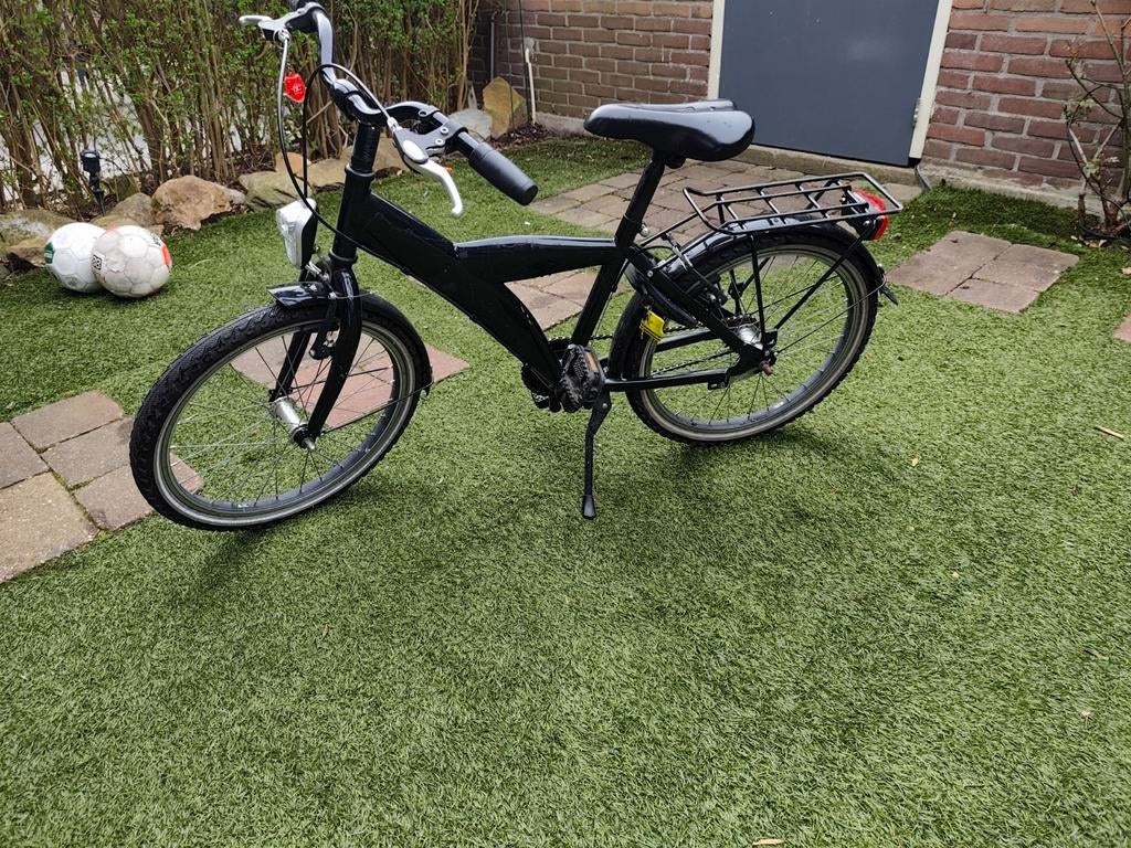 Jongensfiets 20 inch zwart, Ophalen, 20 inch