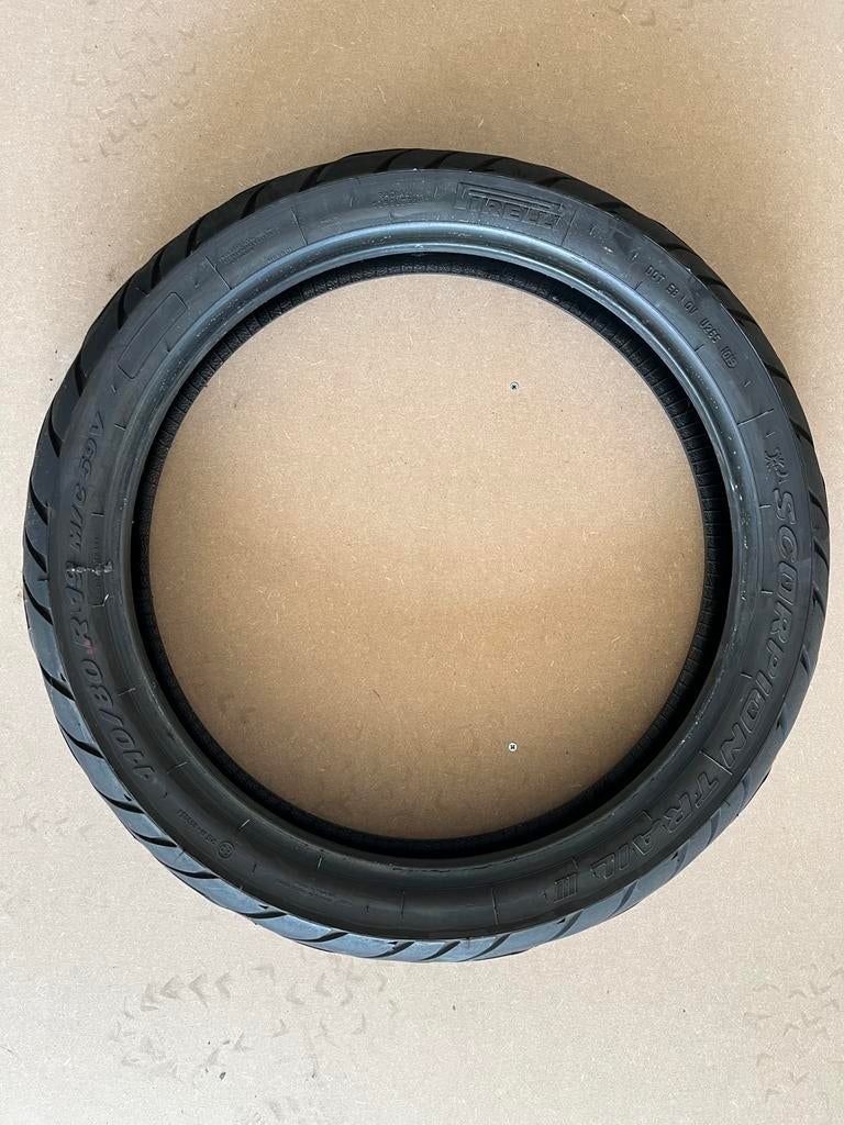 Pirelli Scorpion Trail II 110/80 R19 en 150/70 R17, Ophalen, Gebruikt