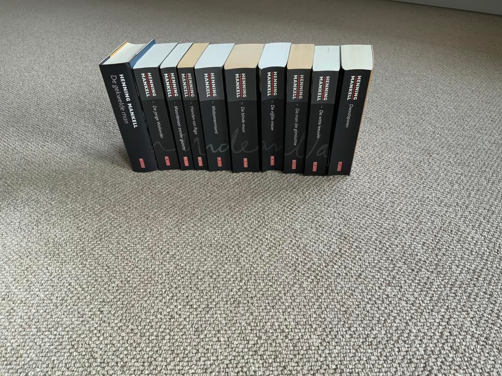 Henning Mankell Wallander Serie - 10 Boeken, Ophalen, Gelezen