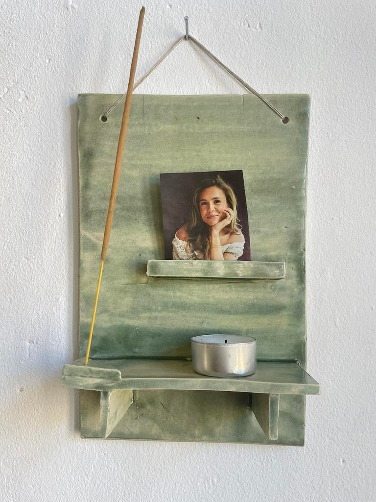 Wandaltaartje keramiek, Ophalen of Verzenden, Zo goed als nieuw