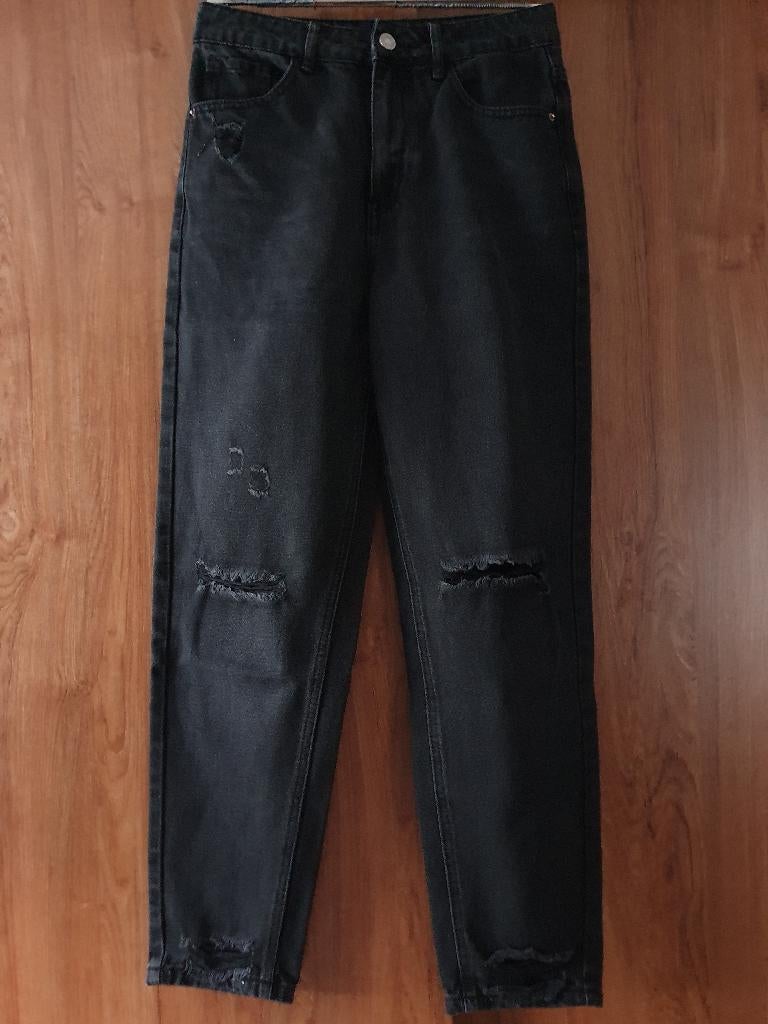 Zwarte jeans maat XS, Kleding | Dames, Spijkerbroeken en Jeans, Zwart, Ophalen of Verzenden, Zo goed als nieuw, W27 (confectie 34) of kleiner
