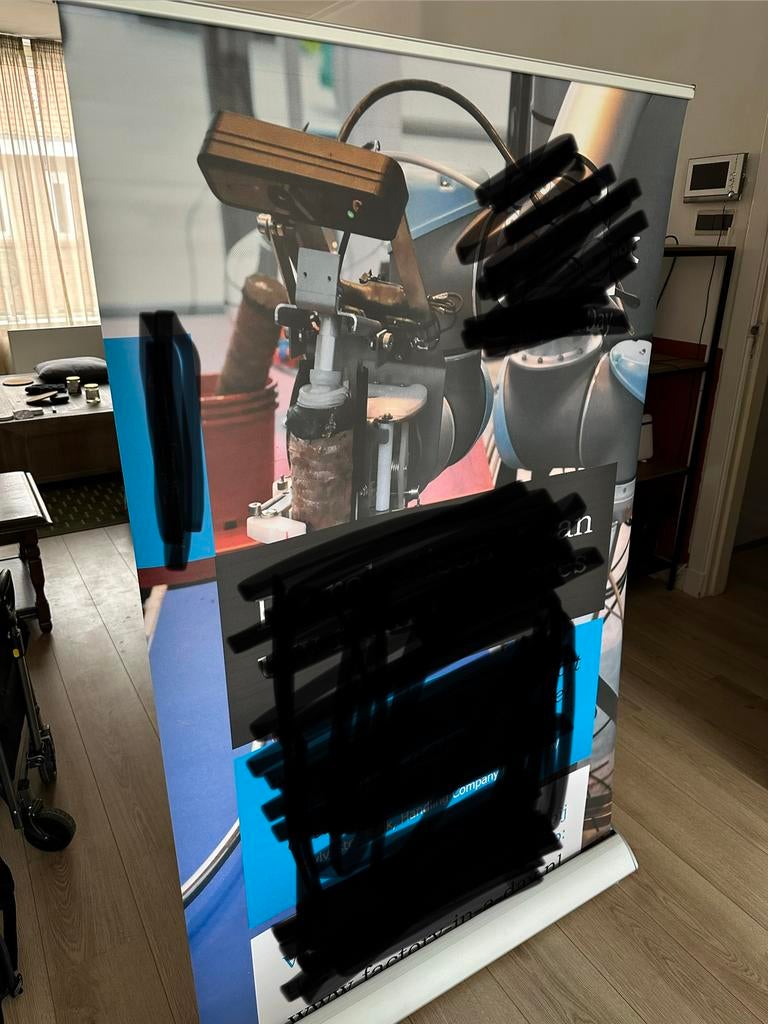 Roll-up banner / Pull-up banner / Bannerstandaard, Ophalen, Zo goed als nieuw, Deurposter of groter