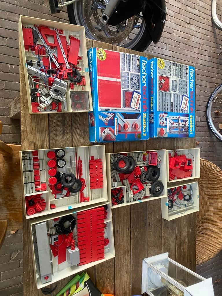 Fischertechnik, Ophalen, Gebruikt