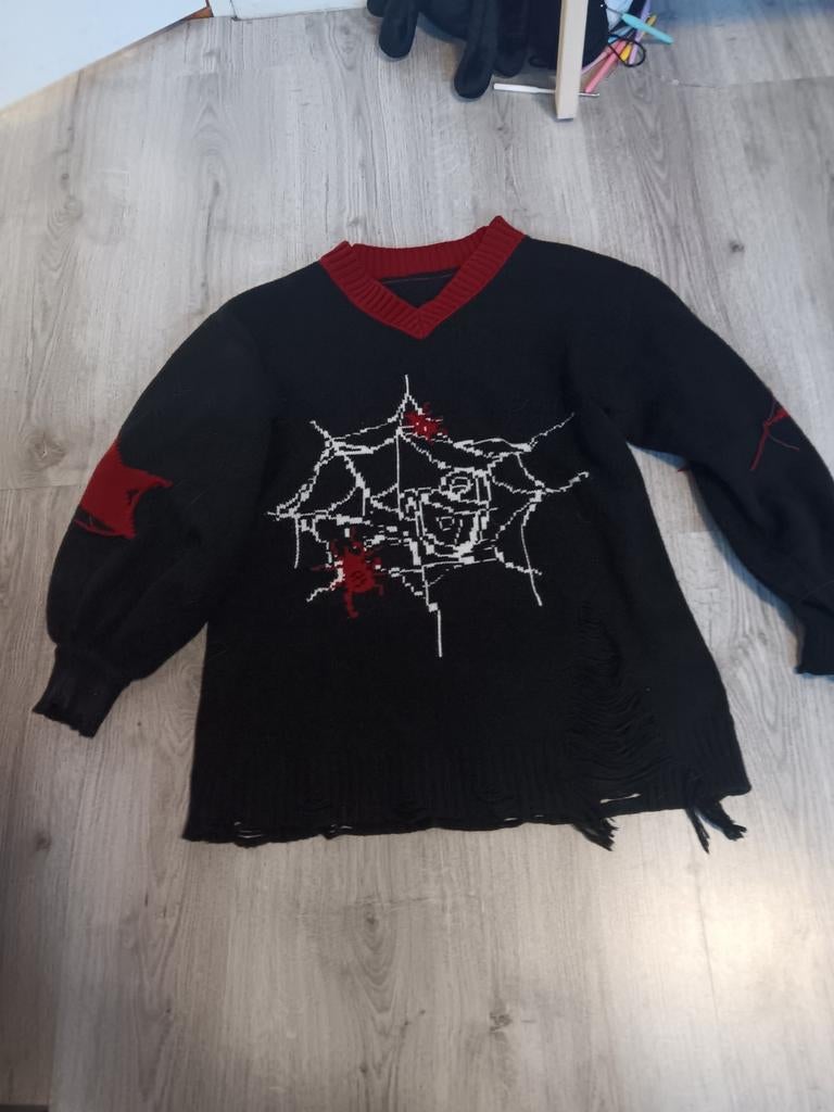 Gothic Trui maat xs, Kleding | Dames, Ophalen, Maat 34 (XS) of kleiner, Rood