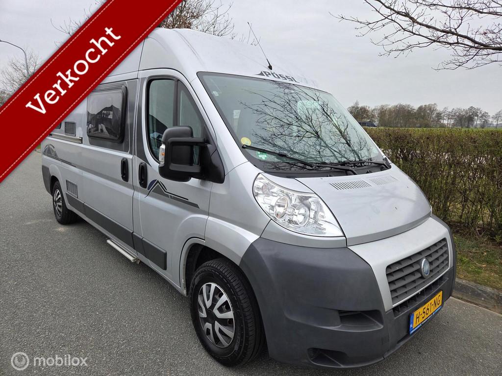 Possl 2Win buscamper 2007 120pk ☆Vast bed, Airco, Cruise, Buscamper of Camperbus, Pössl, Bedrijf, 6 tot 7 meter