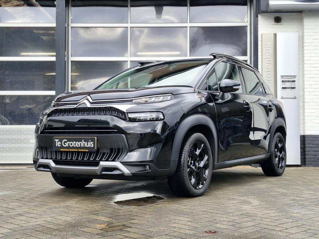 Citroën C3 Aircross Max 1.2 110PK | CarPlay | Camera | Led, Voorwielaandrijving, Gebruikt, 1199 cc, Zwart