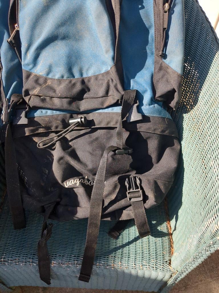 Perry Sport Vagabond Trekking Rugzak Blauw/Zwart, 25 tot 40 cm, Ophalen of Verzenden, Zo goed als nieuw, Trekking