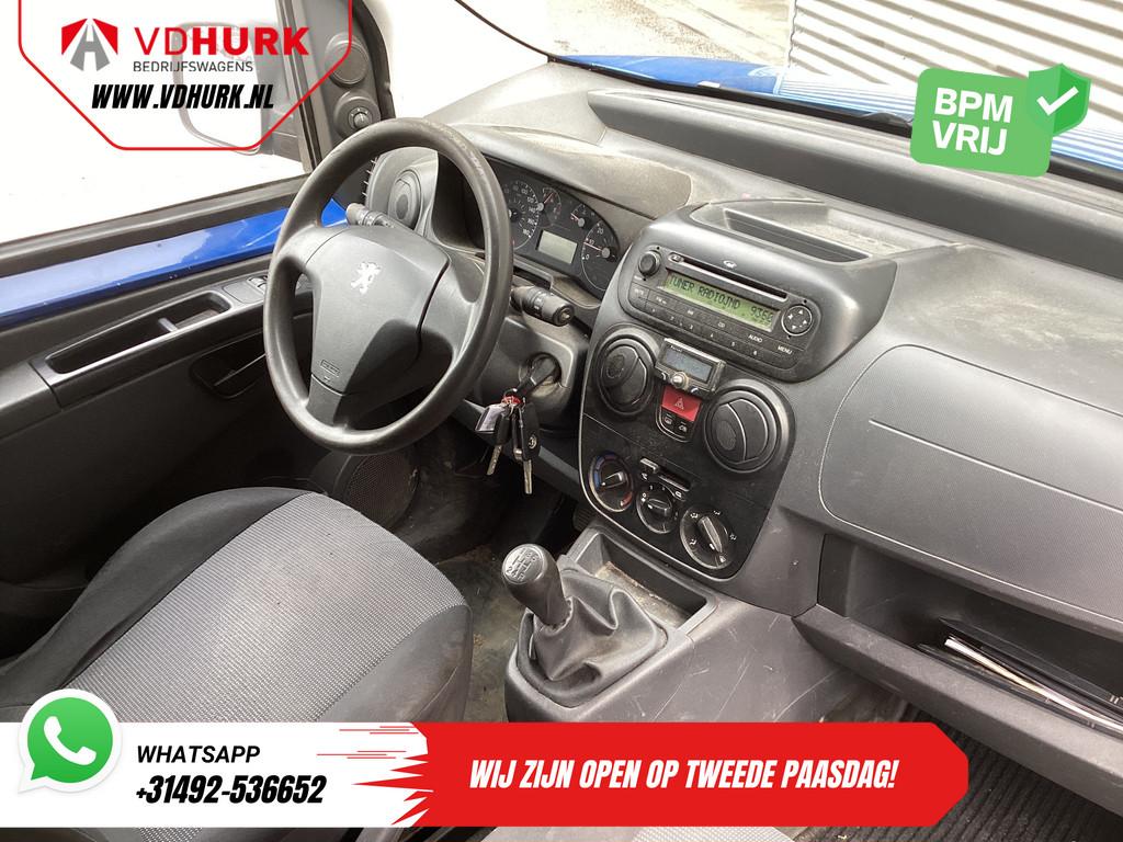 Peugeot Bipper 1.4 HDi EXPORT Rijdt prima/ Carkit/ Betimmerd, Auto's, Voorwielaandrijving, Stof, 4 cilinders, 68 pk