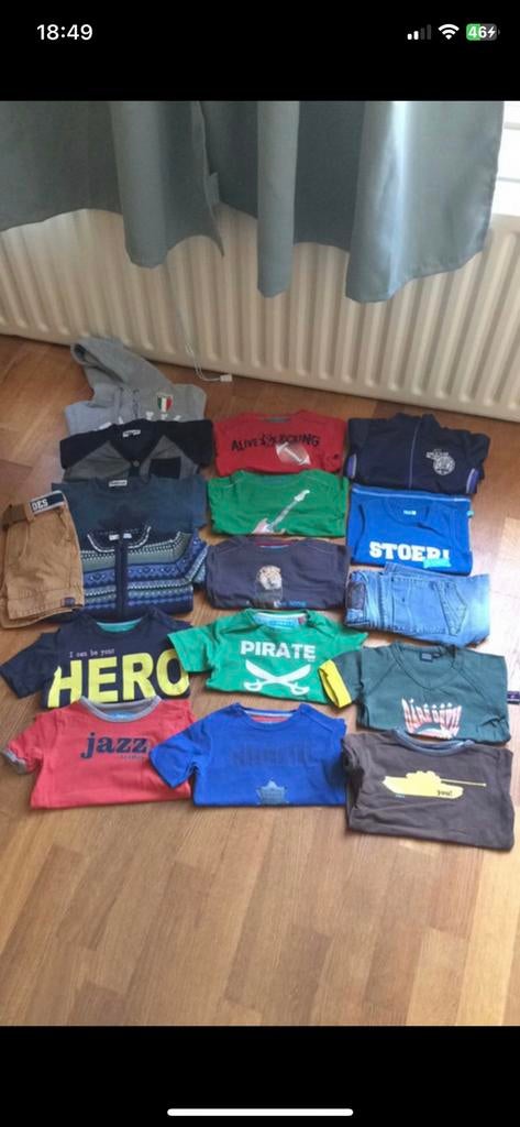 Jongen pakket 86 92 merkkleding 17 stuks, Ophalen of Verzenden, Zo goed als nieuw, Jongen, Jas