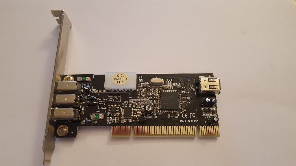 Firewire 400 PCI 2.2 kaart van NEC (kaart van 2002), Ophalen of Verzenden, Gebruikt, Intern, NEC