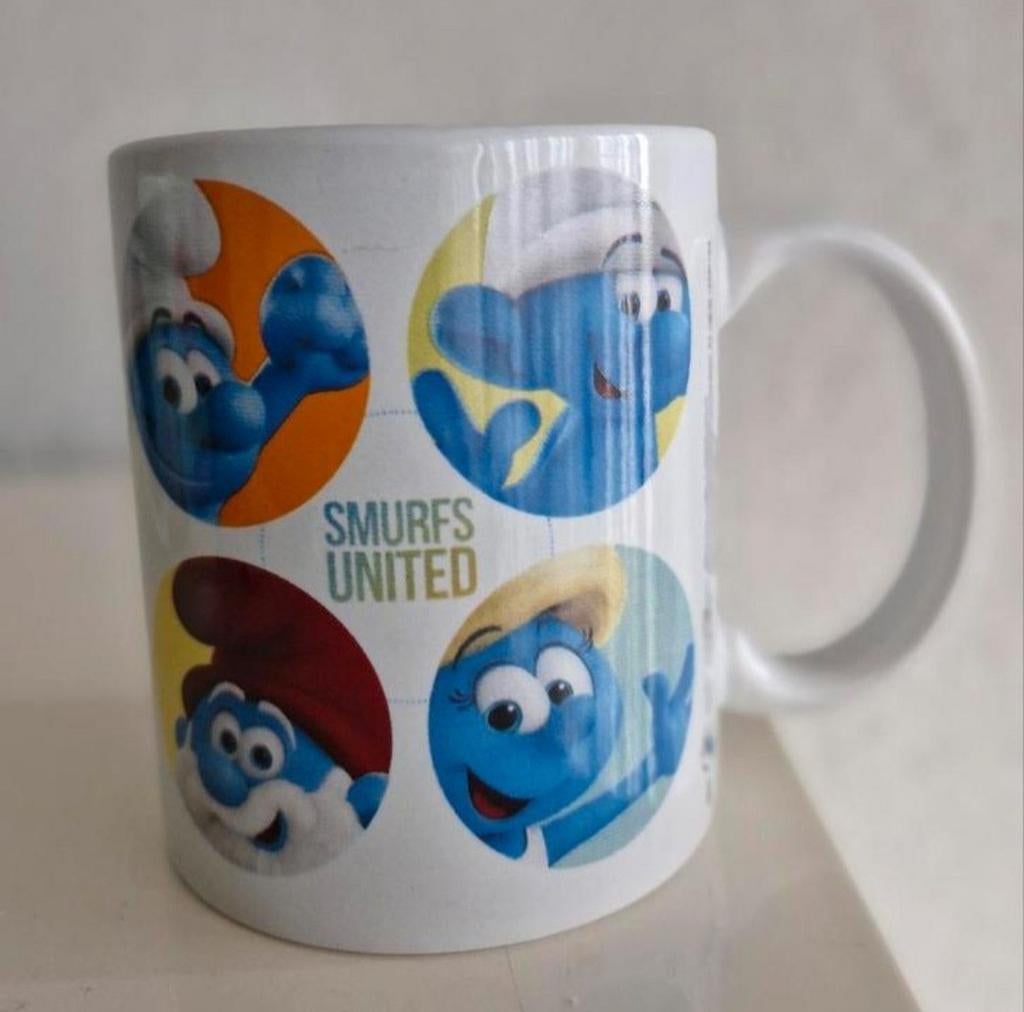Beker Smurfen, Verzamelen, Smurfen, Ophalen of Verzenden, Zo goed als nieuw, Verschillende Smurfen, Gebruiksvoorwerp