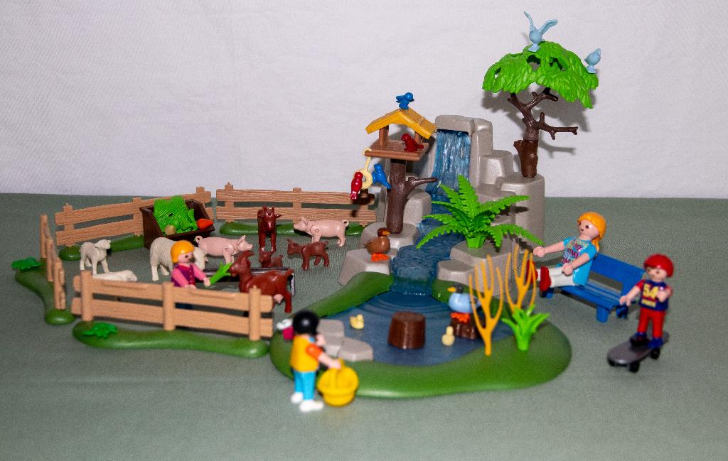 Playmobil Waterval met boerderijdieren, Ophalen of Verzenden, Zo goed als nieuw, Complete set