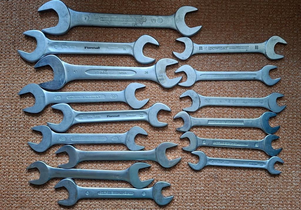 Set steeksleutels 15 stuks, Ophalen