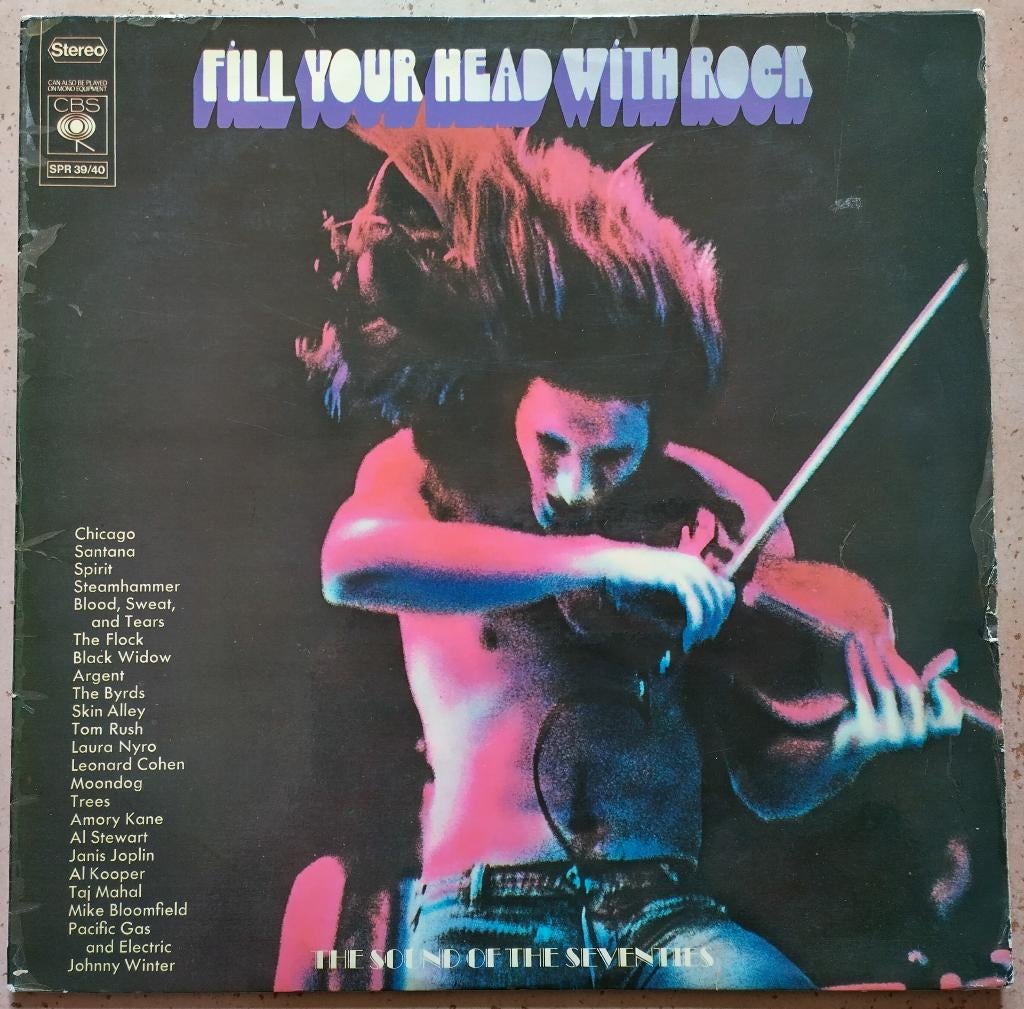 2LP Fill Your Head With Rock 1970 CBS SPR 39/40 Rock, Ophalen of Verzenden, Gebruikt, 12 inch, Rock en Metal