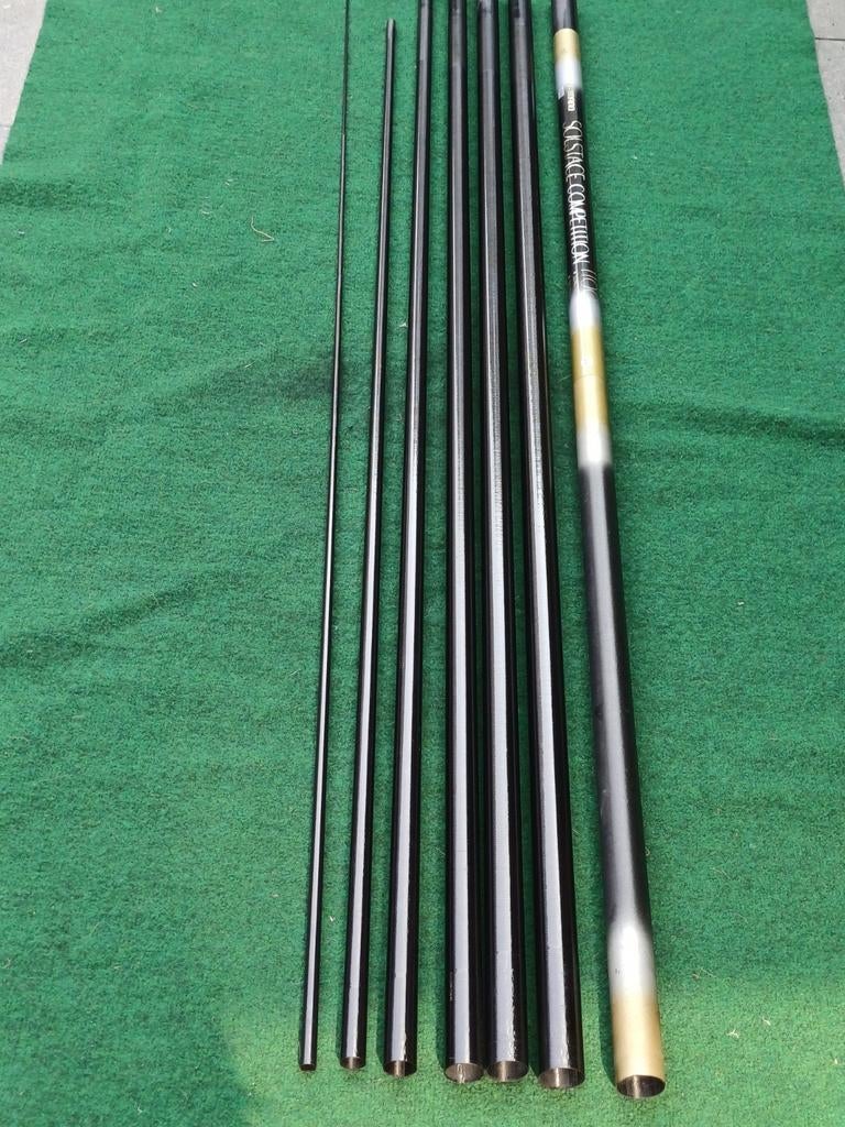 SHIMANO solstage carbon hengel 11m, Watersport en Boten, Hengelsport | Witvissen, Ophalen, Zo goed als nieuw, Vaste hengel