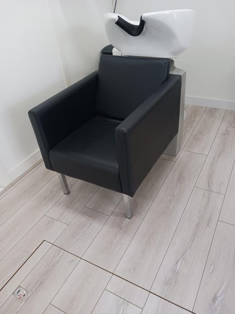 Wasbak met stoel voor in de kapsalon, Ophalen of Verzenden, Eén