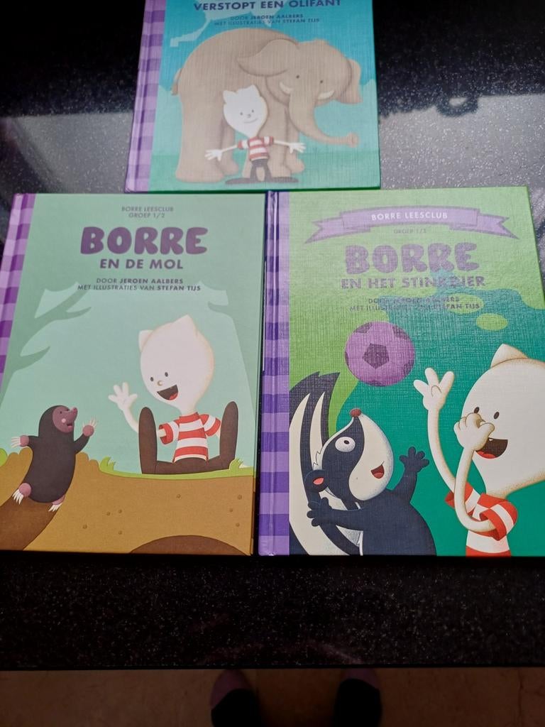 Borre leesboekjes en Kuba, Ophalen of Verzenden, Zo goed als nieuw, 3 tot 4 jaar