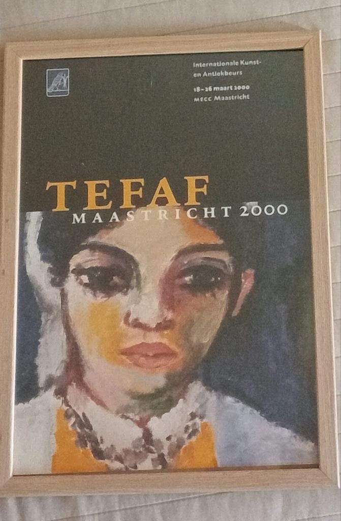 Kees van Dongen affiche tefaf 2000, Ophalen of Verzenden