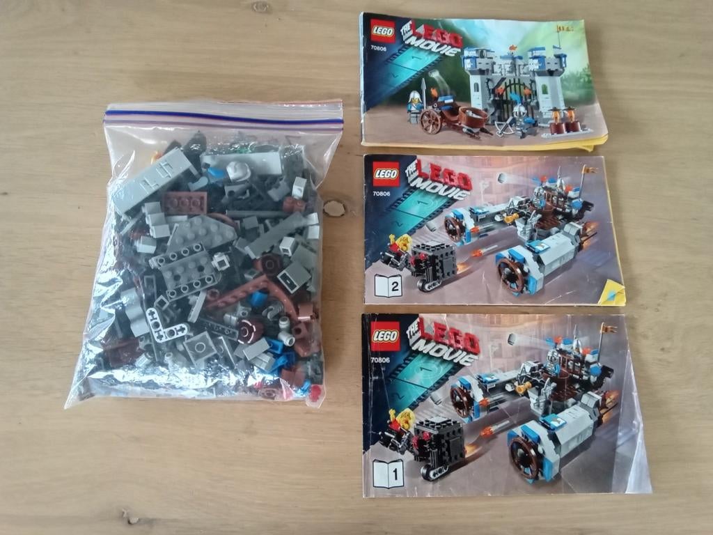 Lego: The Lego Movie - kasteelcavalarie - 70806, Ophalen of Verzenden, Gebruikt, Complete set, Lego
