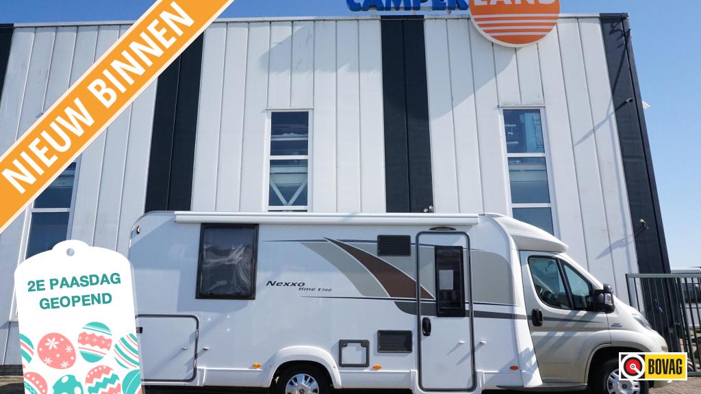 Bürstner Nexxo Time 740 T, Caravans en Kamperen, Ringverwarming, Airbags, Tot en met 2, Bedrijf
