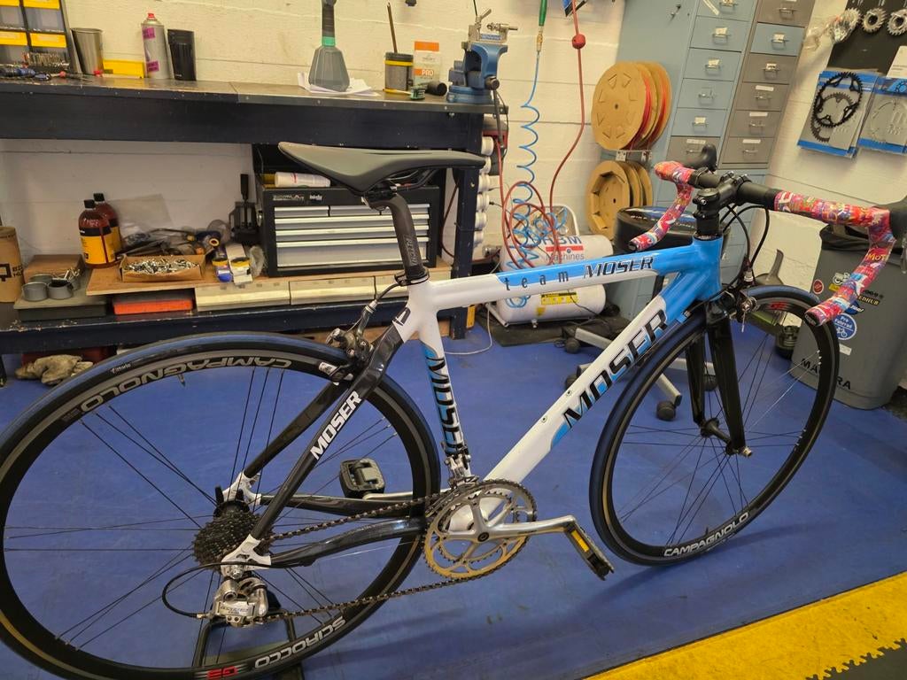F. Moser racefiets carbon Fizik, Fietsen en Brommers, Fietsen | Racefietsen, Carbon, 49 tot 53 cm, Meer dan 20 versnellingen, Ophalen