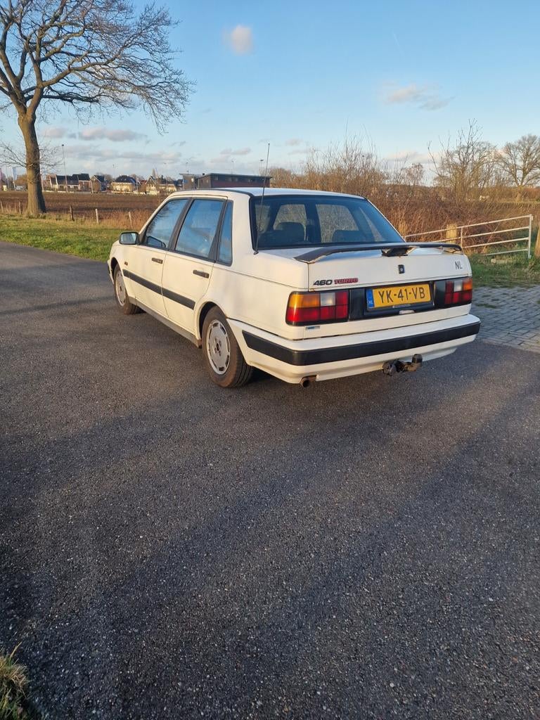 Volvo 460 1.7 Turbo U9 1990 Wit, Auto's, Voorwielaandrijving, Zwart, Wit, 1200 kg