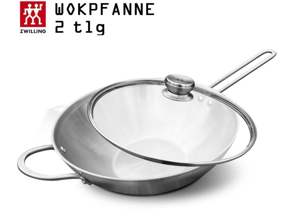 Zwilling pan 30cm met deksel - pan, Ophalen of Verzenden, Nieuw, Rvs, Koekenpan of Braadpan