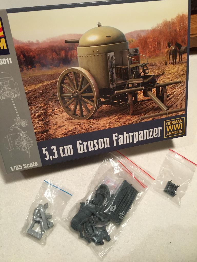 1/35 Copper State CSM WW1 Fahrpanzer +3x extra upgrade setje, Overige merken, Tank, Verzenden, 1:32 tot 1:50