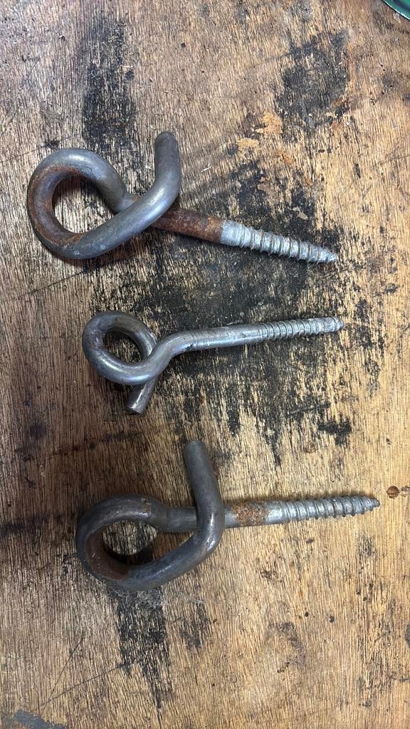 Schommel haken, Ophalen, Gebruikt