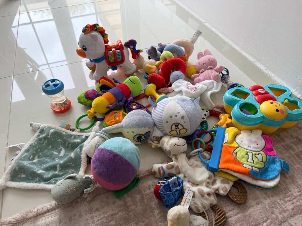 Groot speelgoedpakket voor baby's - diverse speeltjes, Ophalen of Verzenden, Gebruikt, Overige typen, Met geluid